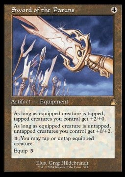 Sword of the Paruns⁣ - Ravnica Remastered: Extras⁣ (Rare)⁣ [395]