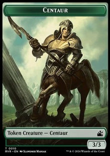 Centaur Token (G 3/3) // Goblin Token (R 1/1)⁣ - Ravnica Remastered: Tokens⁣ (Token)⁣ [T 10/8]