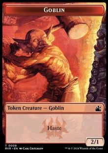 Goblin Token (R 2/1) // Elf Knight Token (GW 2/2)⁣ - Ravnica Remastered: Tokens⁣ (Token)⁣ [T 9/15]