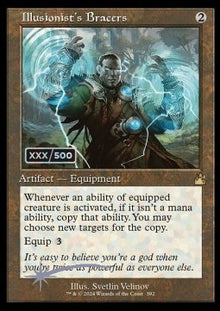 Illusionist's Bracers (V.2)⁣ - Ravnica Remastered: Extras⁣ (Rare)⁣ [392]