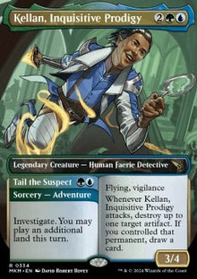 Kellan, Inquisitive Prodigy // Tail the Suspect⁣ - Murders at Karlov Manor: Extras⁣ (Rare)⁣ [334]