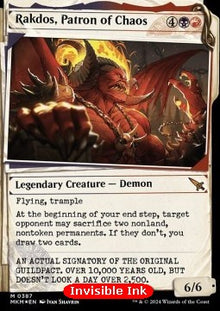 Rakdos, Patron of Chaos (V.3)⁣ - Murders at Karlov Manor: Extras⁣ (Mythic)⁣ [387]