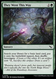 They Went This Way⁣ - Murders at Karlov Manor⁣ (Common)⁣ [178]