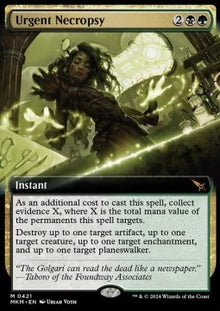Urgent Necropsy⁣ - Murders at Karlov Manor: Extras⁣ (Mythic)⁣ [421]