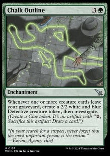 Chalk Outline⁣ - Murders at Karlov Manor⁣ (Uncommon)⁣ [157]