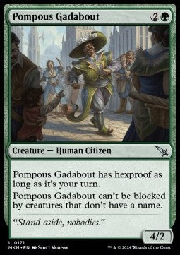 Pompous Gadabout⁣ - Murders at Karlov Manor⁣ (Uncommon)⁣ [171]