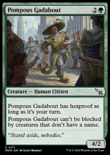 Pompous Gadabout⁣ - Murders at Karlov Manor⁣ (Uncommon)⁣ [171]