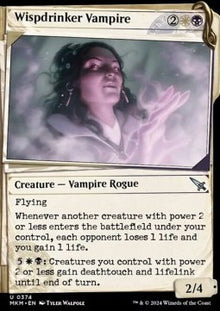 Wispdrinker Vampire⁣ - Murders at Karlov Manor: Extras⁣ (Uncommon)⁣ [374]