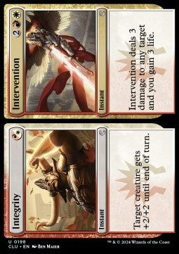 Integrity // Intervention⁣ - Ravnica: Cluedo Edition⁣ (Uncommon)⁣ [198]