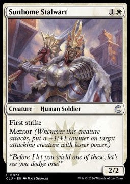 Sunhome Stalwart⁣ - Ravnica: Cluedo Edition⁣ (Uncommon)⁣ [73]