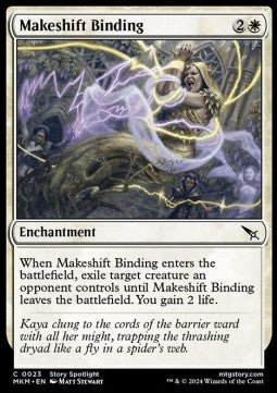 Makeshift Binding⁣ - Murders at Karlov Manor⁣ (Common)⁣ [23]