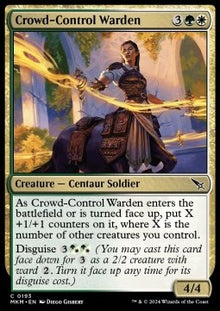 Crowd-Control Warden⁣ - Murders at Karlov Manor⁣ (Common)⁣ [193]