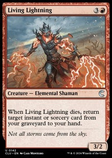 Living Lightning⁣ - Ravnica: Cluedo Edition⁣ (Uncommon)⁣ [142]