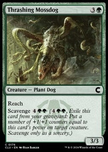Thrashing Mossdog⁣ - Ravnica: Cluedo Edition⁣ (Common)⁣ [176]