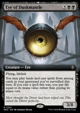 Eye of Duskmantle⁣ - Commander: Murders at Karlov Manor: Extras⁣ (Rare)⁣ [337]
