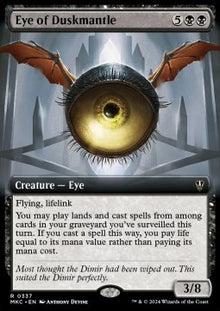 Eye of Duskmantle⁣ - Commander: Murders at Karlov Manor: Extras⁣ (Rare)⁣ [337]