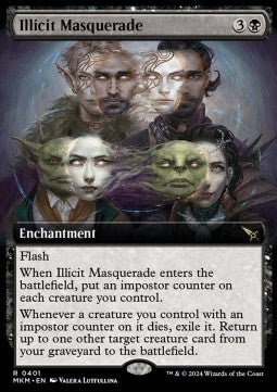 Illicit Masquerade⁣ - Murders at Karlov Manor: Extras⁣ (Rare)⁣ [401]