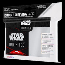 Gamegenic Card Back Double Sleeving Pack (Red)⁣ - Star Wars Unlimited Products