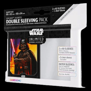 Gamegenic Darth Vader Double Sleeving Pack⁣ - Star Wars Unlimited Products