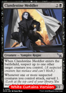 Clandestine Meddler (V.2)⁣ - Murders at Karlov Manor⁣ (Uncommon)⁣ [82]