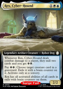 Rex, Cyber-Hound (V.3)⁣ - Universes Beyond: Fallout: Extras⁣ (Rare)⁣ [955]