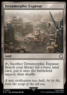 Terramorphic Expanse⁣ - Universes Beyond: Fallout⁣ (Common)⁣ [313]