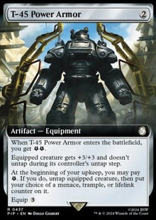 T-45 Power Armor (V.1)⁣ - Universes Beyond: Fallout: Extras⁣ (Rare)⁣ [437]