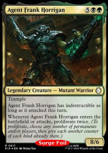 Agent Frank Horrigan (V.2)⁣ - Universes Beyond: Fallout: Extras⁣ (Rare)⁣ [617]