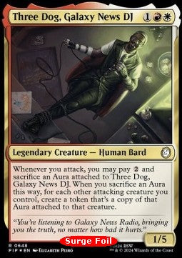 Three Dog, Galaxy News DJ (V.2)⁣ - Universes Beyond: Fallout: Extras⁣ (Rare)⁣ [648]