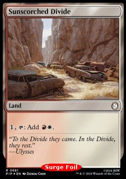 Sunscorched Divide (V.2)⁣ - Universes Beyond: Fallout: Extras⁣ (Rare)⁣ [681]