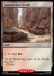 Sunscorched Divide (V.2)⁣ - Universes Beyond: Fallout: Extras⁣ (Rare)⁣ [681]