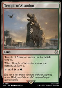 Temple of Abandon⁣ - Universes Beyond: Fallout⁣ (Rare)⁣ [302]