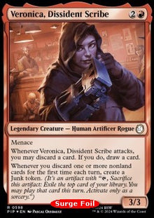 Veronica, Dissident Scribe (V.2)⁣ - Universes Beyond: Fallout: Extras⁣ (Rare)⁣ [598]
