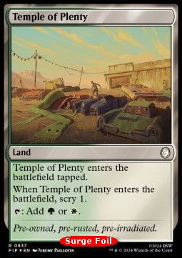 Temple of Plenty (V.2)⁣ - Universes Beyond: Fallout: Extras⁣ (Rare)⁣ [837]