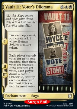 Vault 11: Voter's Dilemma⁣ - Universes Beyond: Fallout: Extras⁣ (Rare)⁣ [649]