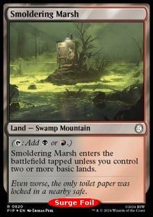 Smoldering Marsh (V.2)⁣ - Universes Beyond: Fallout: Extras⁣ (Rare)⁣ [820]