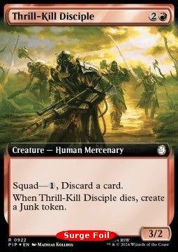 Thrill-Kill Disciple (V.3)⁣ - Universes Beyond: Fallout: Extras⁣ (Rare)⁣ [922]