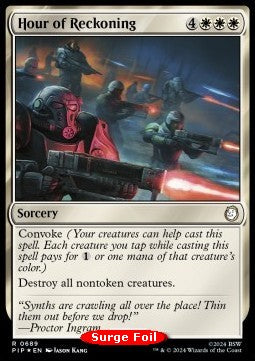 Hour of Reckoning (V.2)⁣ - Universes Beyond: Fallout: Extras⁣ (Rare)⁣ [689]