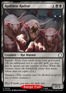 Ruthless Radrat⁣ - Universes Beyond: Fallout: Extras⁣ (Uncommon)⁣ [576]