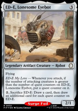 ED-E, Lonesome Eyebot (V.2)⁣ - Universes Beyond: Fallout: Extras⁣ (Rare)⁣ [659]