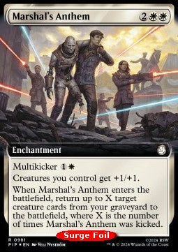 Marshal's Anthem (V.3)⁣ - Universes Beyond: Fallout: Extras⁣ (Rare)⁣ [981]