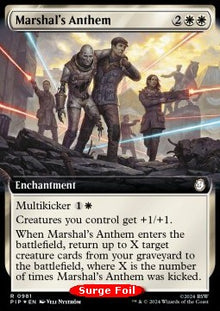 Marshal's Anthem (V.3)⁣ - Universes Beyond: Fallout: Extras⁣ (Rare)⁣ [981]