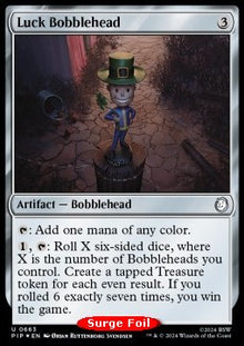 Luck Bobblehead (V.1)⁣ - Universes Beyond: Fallout: Extras⁣ (Uncommon)⁣ [663]