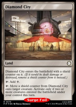 Diamond City (V.2)⁣ - Universes Beyond: Fallout: Extras⁣ (Rare)⁣ [675]