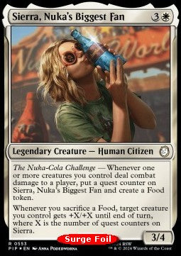 Sierra, Nuka's Biggest Fan (V.2)⁣ - Universes Beyond: Fallout: Extras⁣ (Rare)⁣ [553]