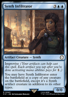 Synth Infiltrator⁣ - Universes Beyond: Fallout⁣ (Rare)⁣ [40]