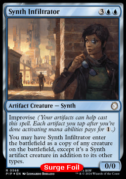 Synth Infiltrator (V.2)⁣ - Universes Beyond: Fallout: Extras⁣ (Rare)⁣ [568]