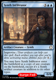 Synth Infiltrator (V.2)⁣ - Universes Beyond: Fallout: Extras⁣ (Rare)⁣ [568]