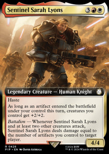 Sentinel Sarah Lyons (V.1)⁣ - Universes Beyond: Fallout: Extras⁣ (Rare)⁣ [428]