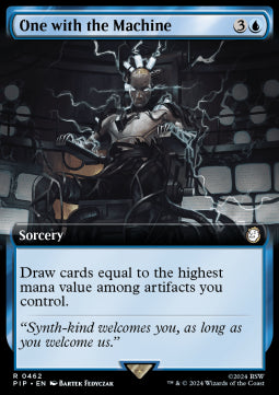 One with the Machine (V.1)⁣ - Universes Beyond: Fallout: Extras⁣ (Rare)⁣ [462]